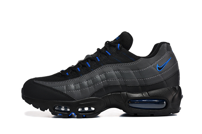 Men's Hot sale Running weapon Air Max 95 Black Shoes 079